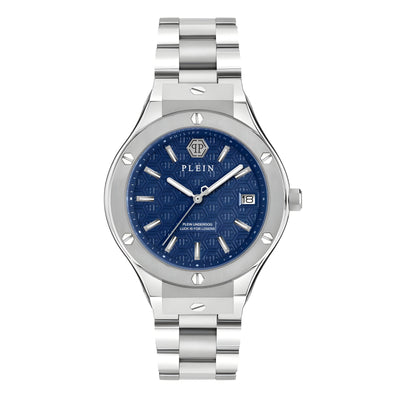 Philipp Plein Gray Stainless Steel Dress Watch