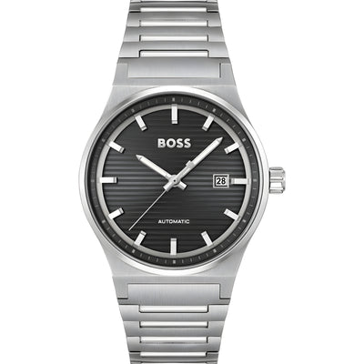 Ceas Hugo Boss elegant din oțel inoxidabil gri