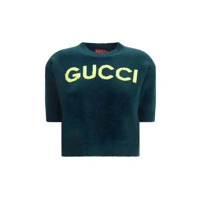Pulover Gucci bicolor din lână