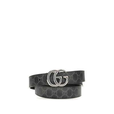 Gucci Curea Normală din Piele de Vițel Neagră