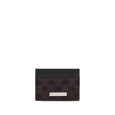 Portofel Gucci maro din material textil