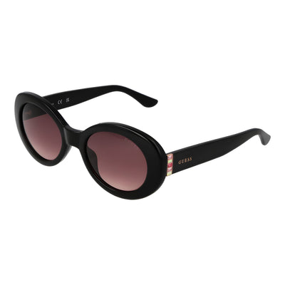 Ochelari de soare Guess negri din plastic