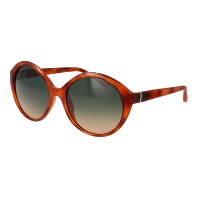Ochelari de soare Guess maro din plastic rotunzi