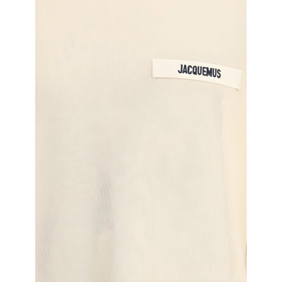 Bluză de molton Jacquemus bej din bumbac