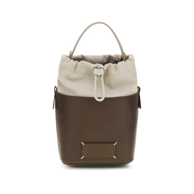 Geantă bucket maro Maison Margiela