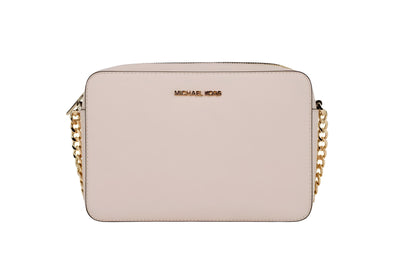 Michael Kors Adult Saffiano Leather East West Crossbody Handbag With 2 Slit Pockets
