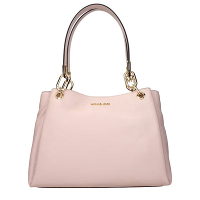 Geantă de umăr Michael Kors din piele roz