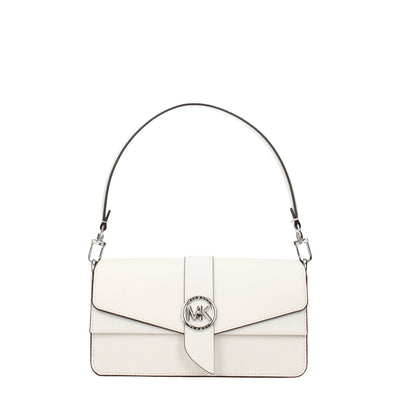 Geantă de mână Michael Kors din piele albă