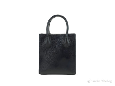 Michael Kors Geantă crossbody de piele XS Mercer neagră, uni
