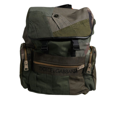 Rucsac de voiaj Dolce & Gabbana Military Green Patchwork