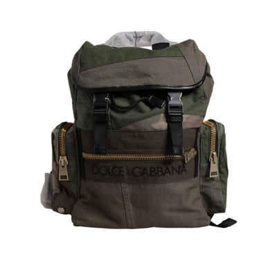 Rucsac de voiaj Dolce & Gabbana Military Green Patchwork