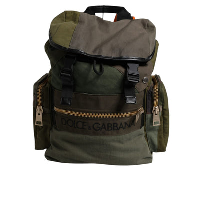 Rucsac de voiaj Dolce & Gabbana Military Green Patchwork