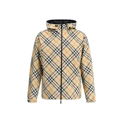 Jachetă Burberry din șel multicoloră