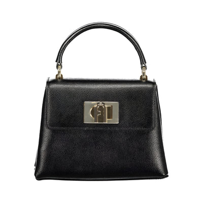 Furla Black Leather Handbag