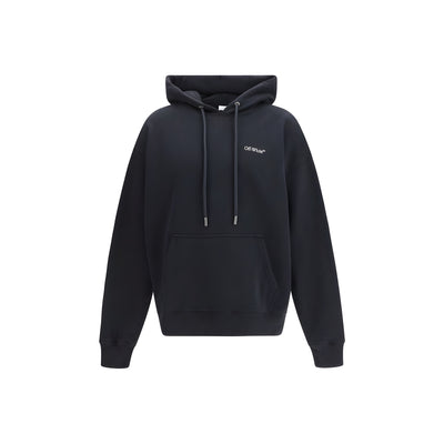 Off-White Black Cotton Sweatshirt