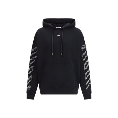 Hanorac negru din bumbac Off-White
