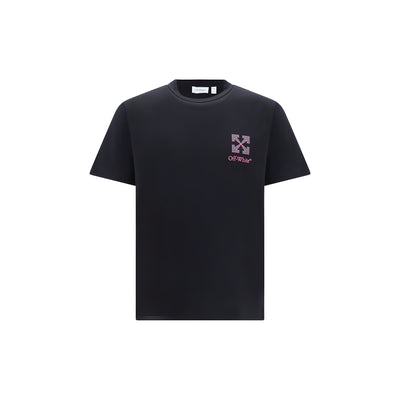 Tricou Off-White negru din bumbac