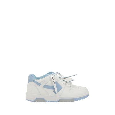 Sneakers Off-White albi din piele