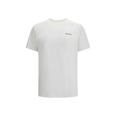Off-White Tricou din bumbac alb