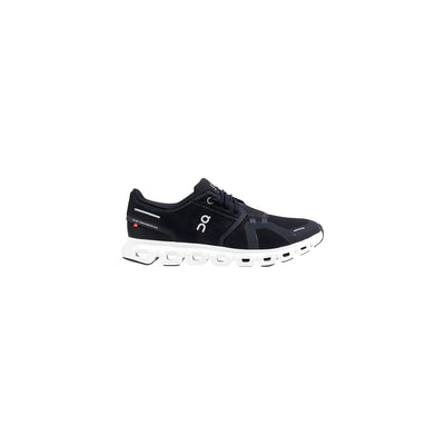 Sneakers atletici On Running alb-negru din poliester reciclat