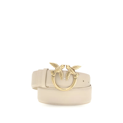 PINKO Beige Love Berry Belt