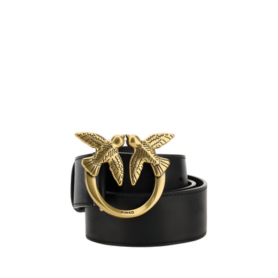 PINKO Black Love Berry Belt