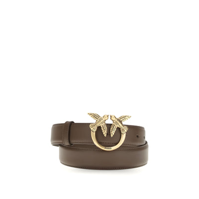 PINKO Brown Love Berry Belt