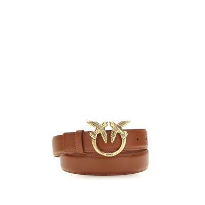 PINKO Brown Love Berry Belt 3cm