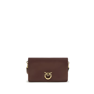 Geantă de umăr PINKO Love Click Soft Mini violet
