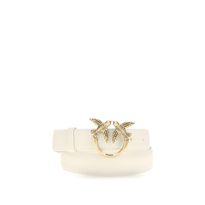 PINKO White Love Berry Belt