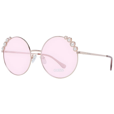 Ochelari de soare Guess auriu-roze