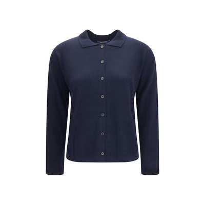 'S Max Mara Blue Wool Oves Aries Cardigan