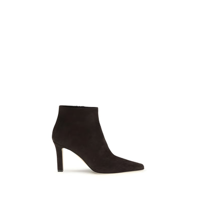 The Row Brown Leather Ankle Boots