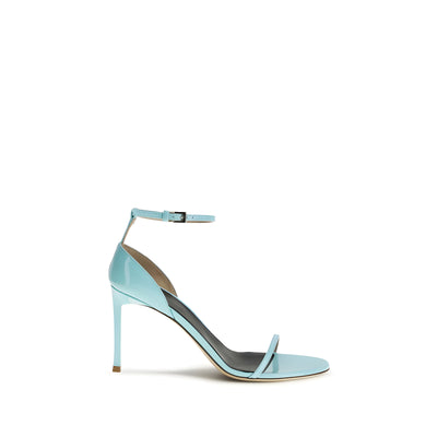 Sandale Tom Ford albastre, cu toc stiletto