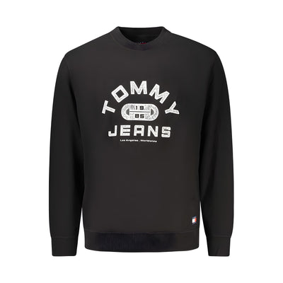 Bluză Tommy Hilfiger neagră din bumbac