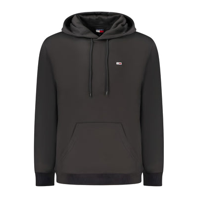 Hanorac Tommy Hilfiger negru din bumbac