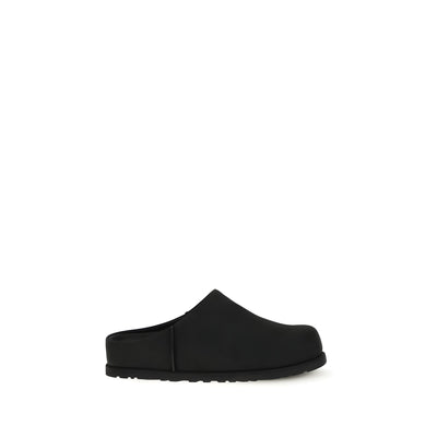 Papuci UGG negri din piele
