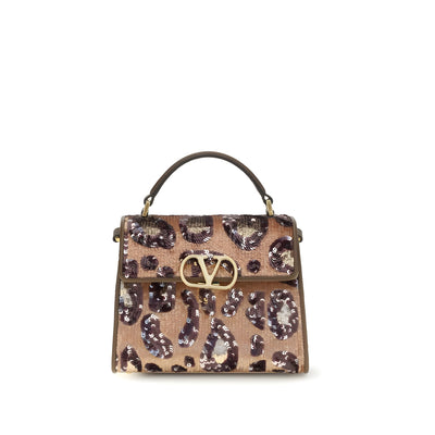 Geantă de umăr Valentino Garavani multicoloră din mătase