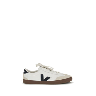 Sneakers atletici Veja albi din piele