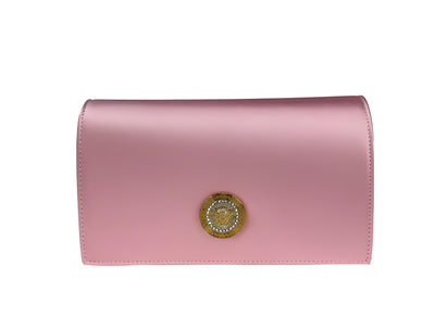 Versace Medusa Crystal Satin Mini Crossbody Bag