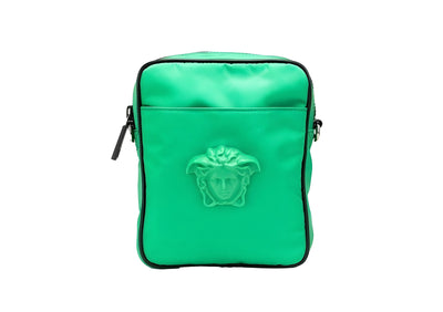 Geantă crossbody Versace Medusa verde