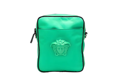 Geantă crossbody Versace Medusa verde