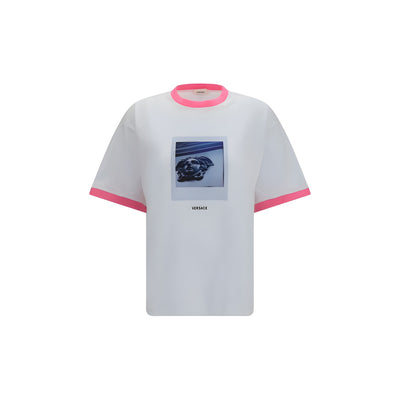 Tricou Versace alb din bumbac