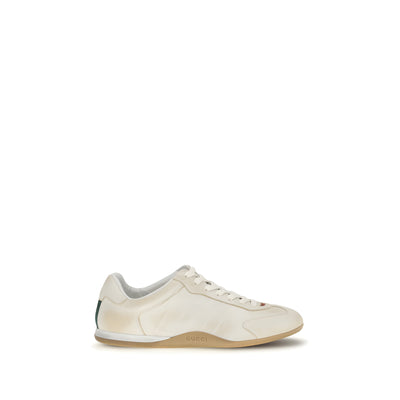Gucci White Low Top Sneakers