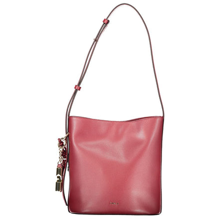 Furla Red Leather Bucket Bag