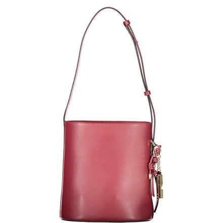 Furla Red Leather Bucket Bag