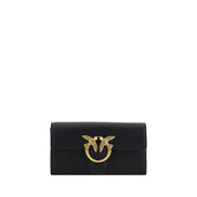 Portofel PINKO negru din piele Love One