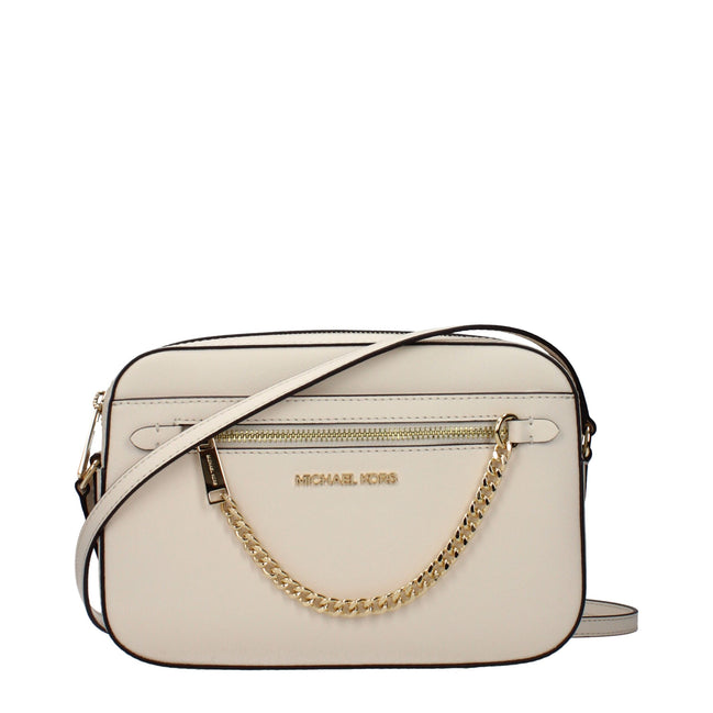 Geantă crossbody Michael Kors din piele bej