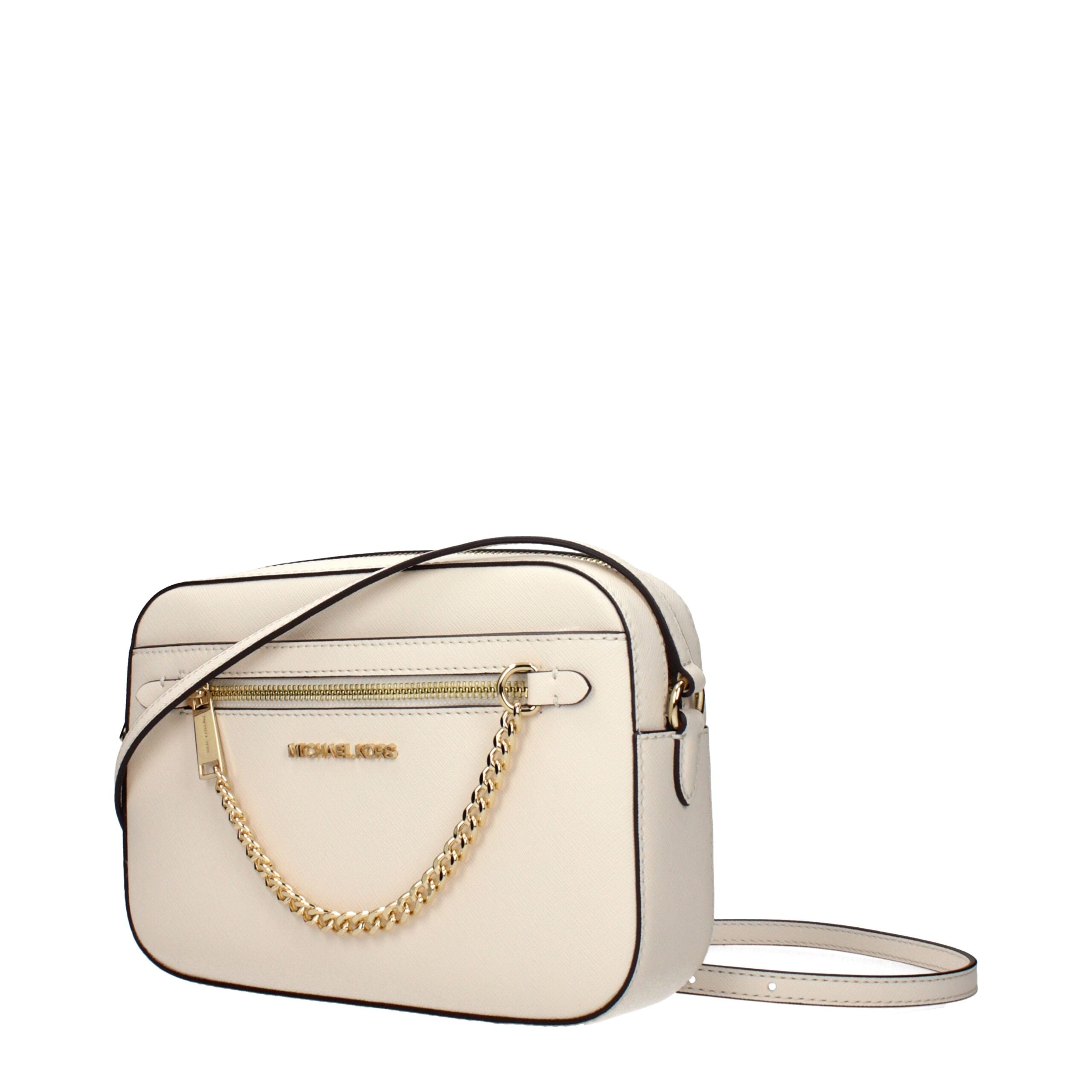 Geantă crossbody Michael Kors din piele bej