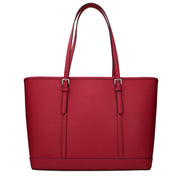Geantă de umăr din piele roșie Michael Kors